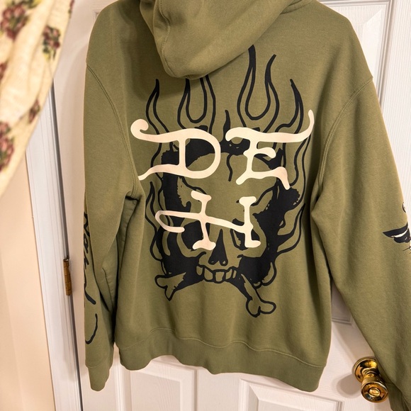 Ed hardy love kills hoodie size large - Picture 7 of 15